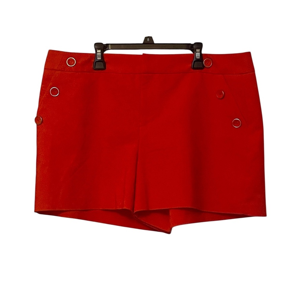 Elle Red Skorts with Tailored Fit and Clean Design